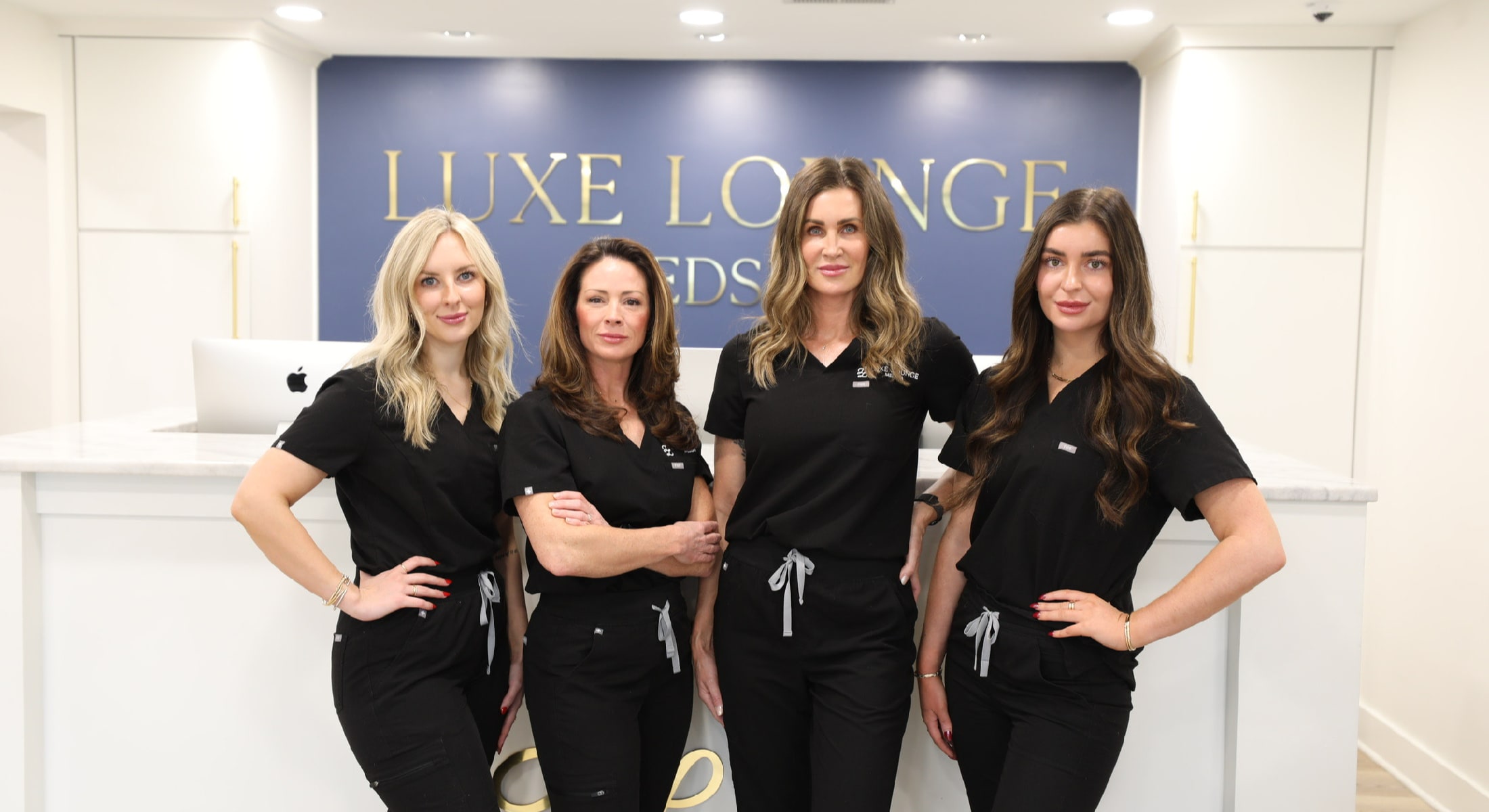 Lexington med spa model with blonde hair