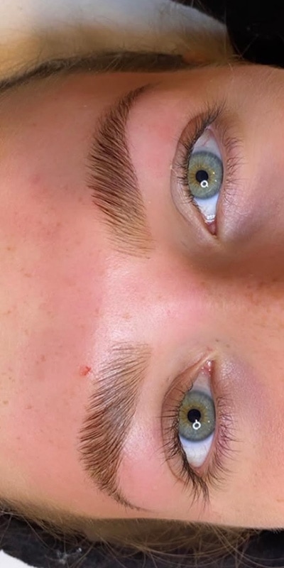 Brow Laminations Before & After Image